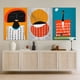 thumbnail image 1 of Set Cuadros Africanas Abstracto Moderno En Canvas Minimalist, 1 of 4