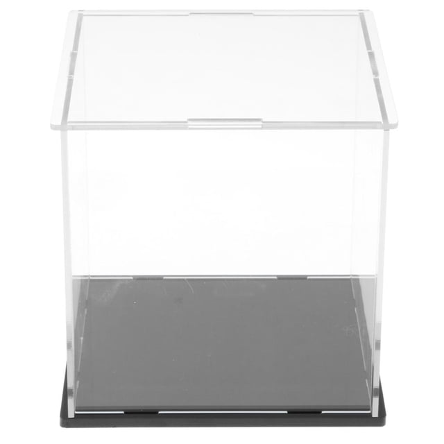 Caja de exhibición de modelo de 5.5 "x 5.5" x 5.5 "para de anime, juguetes, coleccionables, protección, caja de exhibición, decor CUTICAT Estuche de acrílico
