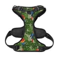 thumbnail image 5 of Lsque Parrots And Tropical Leaves Dog Harness, No-Pull Pet Harness with 2 Leash Clips, Adjustable Soft Padded Dog Vest with Easy Control Handle for Large Dogs-X-Large, 5 of 9