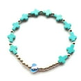 thumbnail image 3 of T-HOTLYST for Cross Religious Beaded Bracelet Virgin Mary for Cross Stretch Beaded Bracelet Turquoises Wedding Gifts for Men and W, 3 of 10