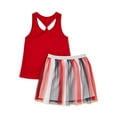 thumbnail image 2 of Girls Patriotic 4th of July Tank Top and Skirt, 2-Piece Outfit Set, Sizes 4-22, 2 of 3