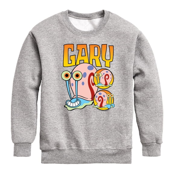 SpongeBob SquarePants - Gary The Snail - Toddler & Youth Crewneck Fleece Sweatshirt