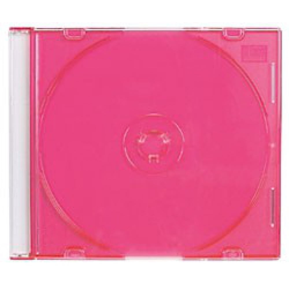 CheckOutStore 200 SLIM RED Color CD Jewel Cases - Walmart.com - Walmart.com