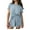 Blue2, variant on beishanbush Clothing 2025 Women Pajama Sets Under $10 Womens Pajamas 2 Ribbed Knit Short Sleeve Sleepwear Set