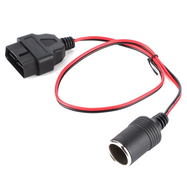 Conector Enchufe Para Encendedor De Cigarrillos Adaptador De Corriente Conector 1 A 2 Toma La Línea Equipo OBD2