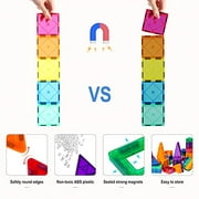 Magnets for Kids Learning Toys Magnetic Building Blocks Educational Toddler Toys Magnetic Tiles STEM Toys Gift for 3 4 5 Year Olds Boys and Girls
