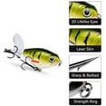 thumbnail image 4 of BE-TOOL Blades Spinner Fishing Lure with Treble Hook, Metal Fishing Baits for Saltwater Freshwater, 4 of 8