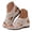 Beige, variant on Pandaie Orthopedic Wedge Sandals for Women Arch Support Breathable Slingback Summer Beach Walking Shoes with Back Buckle Strap (Beige,6)