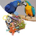 thumbnail image 3 of Juguete para masticar loros red para escalar loros multifunción para aliviar el aburrimiento para loros para interiores ANGGREK Otros, 3 of 8