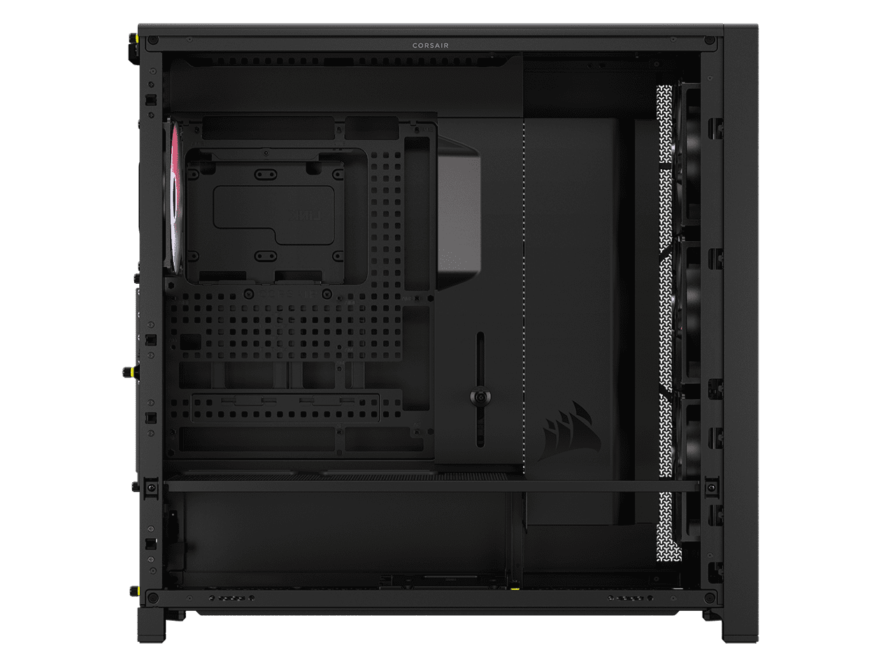CORSAIR FRAME 5000D RS ARGB Modular High Airflow Mid-Tower PC Case, Black – Fully Customizable Design –  InfiniRail™ Fan Mounting System – Fits Multiple 360mm Radiators or a 420mm Radiator – Reverse M