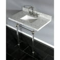 thumbnail image 5 of Kingston Brass Kvpb36masq Templeton 36" Rectangular Marble Wall Mounted Bathroom Console -, 5 of 7