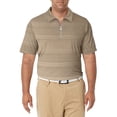 thumbnail image 1 of LilyLLL Mens Short Sleeve Pique Tipped Golf Shirt Jacquard Collared Tee Tops, 1 of 2