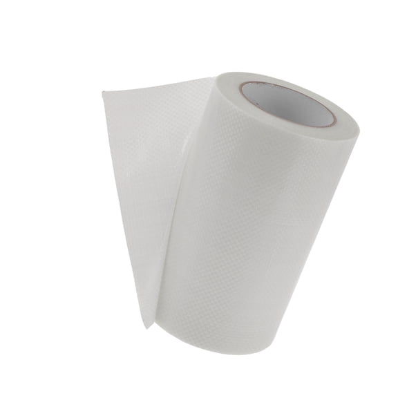 Unique Bargains 1 Roll Universal Underbelly Tape Waterproof 49.21ftx7.87" Flex Belly Tape Tear Repair Patch White