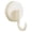 #05319260529011A1 White, variant on Over Door Suction Cup Wreath Hook, Decorative Hanger for Front Door and Glass Window, Holiday & Seasonal Home Decor,2pc