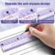 thumbnail image 4 of pstuiky Kit de geometría matemática para evitar la miopía|juego de 8 piezas de materiales escolares con caja de almacenamiento irrompible que incluye regla|transportador|goma de borrar, 4 of 6