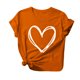 thumbnail image 5 of Fiudx Camisetas para Mujer Top de Manga Corta para Mujer, Informal, con Cuello Redondo, Sexy, con Estampado Degradado, Regular, para Verano, 5 of 6