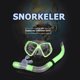 thumbnail image 4 of Snorkel Máscara de natación Buceo Scuba Set para adultos Gafas subacuáticas (Verde) Likrtyny Para estrenar, 4 of 8
