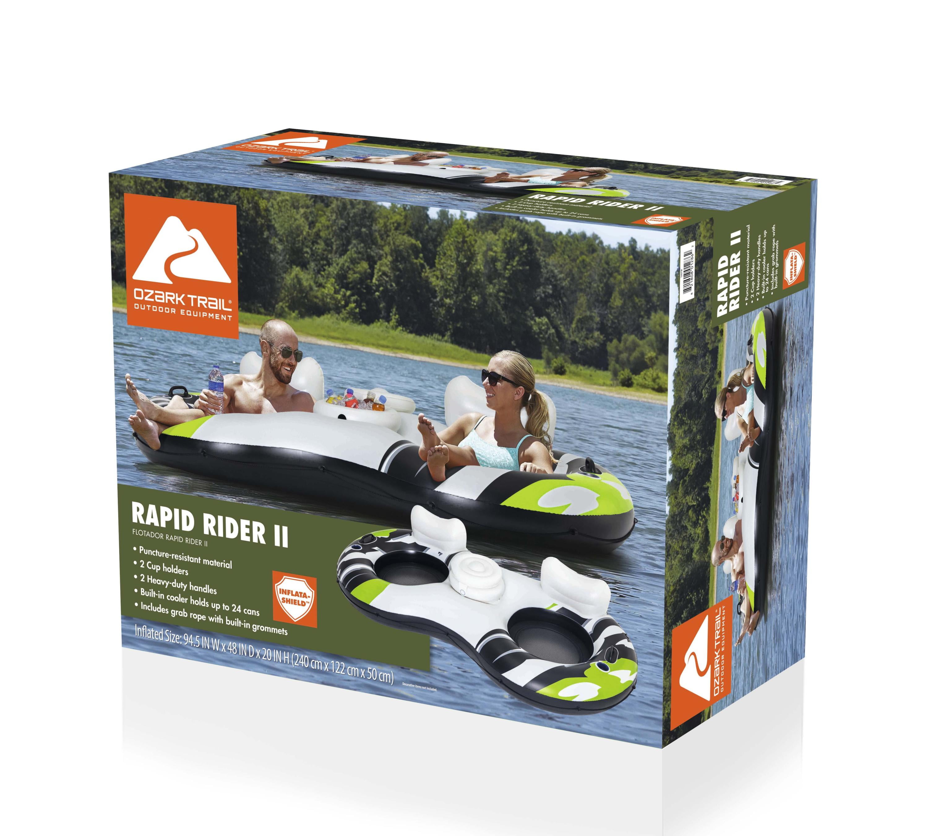 Ozark Trail Inflatable Tube Rapid Rider II- Double Rider