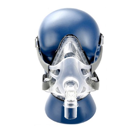 Full Face Mask For Snoring And Sleep Therapy Connect Face Hose With Adjustable Headgear Clips-Large Size