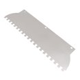 thumbnail image 1 of Square Notched Tile Trowel Stainless Steel Square Notch Trowel 2/5 X 2/5 Inch for Large Format Tiles and Flooring Installation, 1 of 7