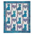 thumbnail image 4 of Edredones Book Fabric Cafe Double Focus de 3 yardas con 8 patrones, 4 of 6