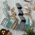 thumbnail image 4 of Way To Celebrate Country Easter Ribbon, Black Stripes/Blue Check/White Bunny/Black Polka Dots, 4 of 4