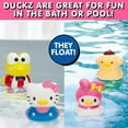 thumbnail image 4 of Hello Kitty and Friends Duckz 6-Pack - Rubber Duck Toys - Officially Licensed Sanrio - Hello Kitty, Keroppi, Pompompurin, My Melody, Cinnamoroll, Tuxedosam - Gift for Kids, 4 of 5