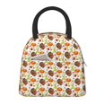 thumbnail image 1 of Fotbe Thanksgiving Turkey Bolsa de Almuerzo con Estampado, Lonchera Aislada, Contenedor de Comida Reutilizable Tipo Cooler a Prueba de Fugas, 1 of 6