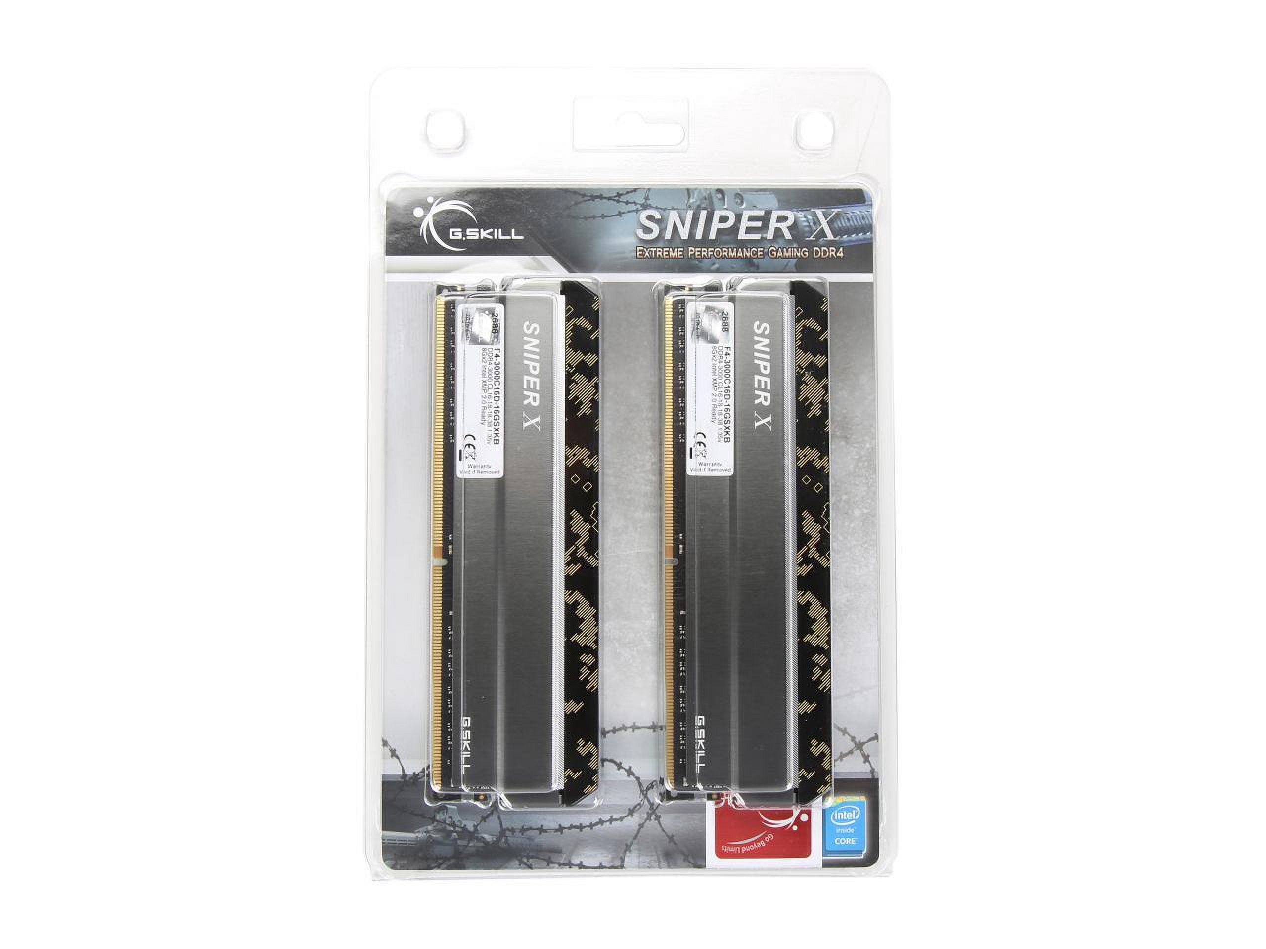 G.SKILL Sniper X Series 16GB (2 x 8GB) DDR4 3000 (PC4 24000