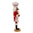 thumbnail image 2 of Kurt Adler 15-Inch Wooden African American Chef Nutcracker, 2 of 4