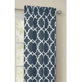 thumbnail image 2 of Mainstays Calix Fashion Light Filtering Rod Pocket Window Curtain Panel Pair, Set of 2, Indigo, 28 x 63, 2 of 2