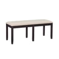 thumbnail image 4 of Linon Jordan Six Piece Upholstered Dining Set in Rustic Charcoal Gray Wood, 4 of 19