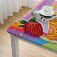 thumbnail image 4 of HAOXIT Table Cloths- Theme Party Decoration for Girls Summer Square Table Cover Wedding Baby Shower Party Supplies… 46*46, 4 of 7