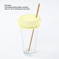 thumbnail image 3 of Cubierta De Tela Para Bebidas, Cubierta Elástica Lavable Para Prevención De Picos De Refrescos Con Orificio De Pajita Para Estudiantes Para Fiestas Navideñas, 3 of 7