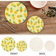 thumbnail image 4 of Pineapple 2 Pack Pot Holders Trivets, Heat Resistant Hot Pads for Kitchen Table Decoration Trivets for Hot Dishes/Pot/Bowl/Teapot/Hot Pot Holders, 7" + 9.45", 4 of 7