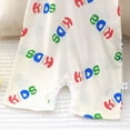 thumbnail image 6 of CAUYDY Newborn Baby Girls Boys Pajamas 3-24Months Infant Child Little Kids Short Sleeve Romper Preemie Clothes Spring Summer Sizes 0-3 Months,White, 6 of 6
