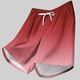 thumbnail image 4 of Pantalones Cortos de la Cintura Elástica con Bolsillos de la Moda Casual de los Hombres con Poliéster Transpirable de Secado Rápido, Pantalones de Playa de la Cintura Elástica de Varios Bolsillos par, 4 of 5