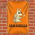 thumbnail image 2 of Armachillo Armadillo Chilling Funny Humor Home Business Office Sign, 2 of 4