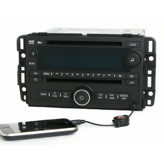 Restored Chevy Traverse 2009 Buick Enclave Radio AMFM CD DVD Aux In 25999287 UVA Unlocked (Refurbished)
