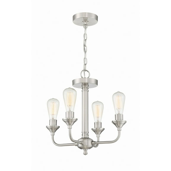 Craftmade Lighting - Four Light Convertible Semi Flush/Pendant - Indoor Ceiling
