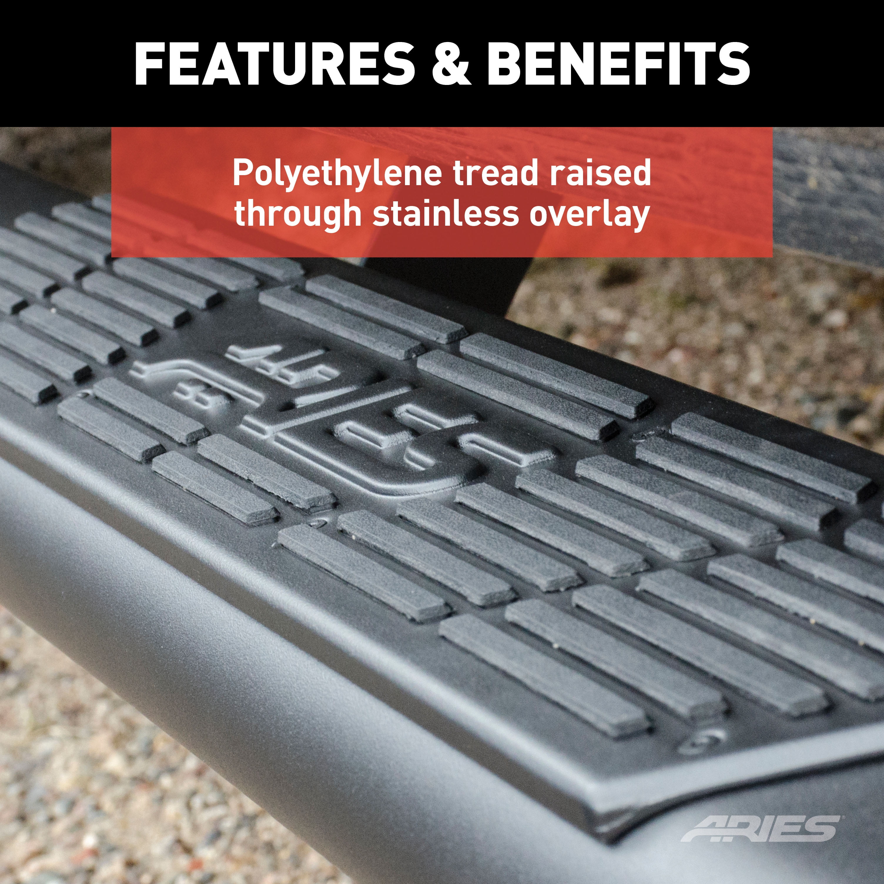 AscentStep 5-1/2" x 91" Black Steel Running Boards (No Brackets) Fits select: 2015-2020 FORD F150, 2018-2024 CHEVROLET SILVERADO