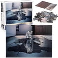 thumbnail image 4 of 1000pcs Cat and Tiger Jigsaw DIY Puzzle Toys Assembling Picture Decoration 26-27s, 4 of 5