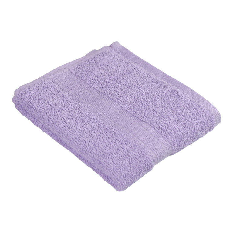 Basics Odor Resistant Textured Hand Towel, 16 x 26 Inches - 6-Pack,  Lavender