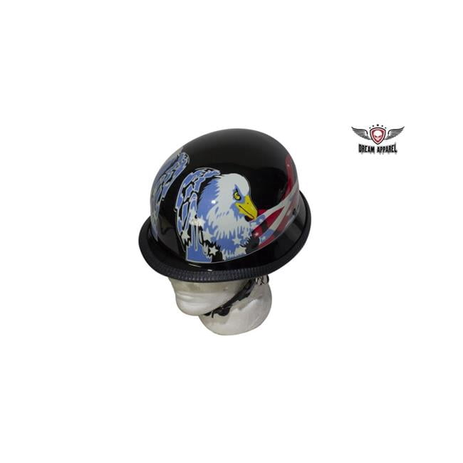 Novelty Motorcycle Helmet with USA Flag 
