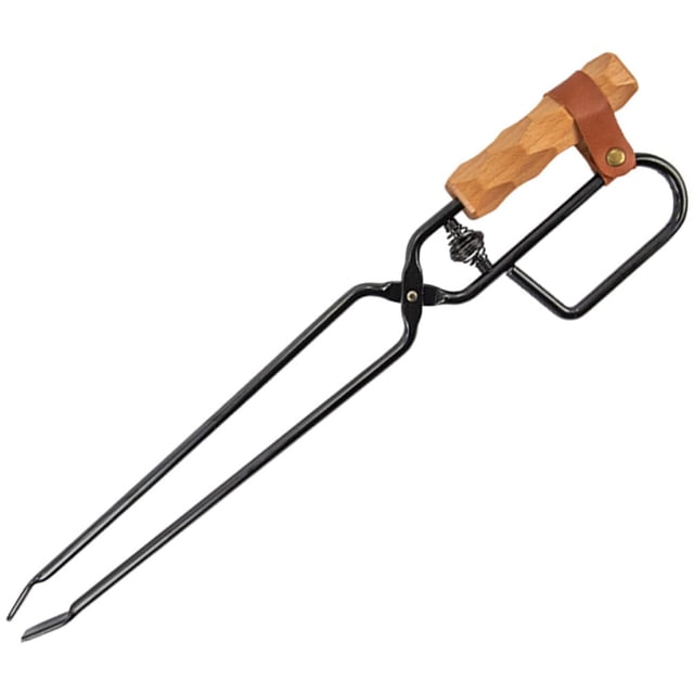 Pinzas de tijera de acero inoxidable, pinzas para chimenea, pinzas para barbacoa, pinzas para basura con pinza para barbacoa, pinzas para chimenea para exteriores