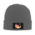 thumbnail image 2 of ZICANCN Teddy Bear Moon Mood Star Knit Beanie Hat, Winter Cap Soft Warm Classic Hats for Men Women, Deep Heather, 2 of 8