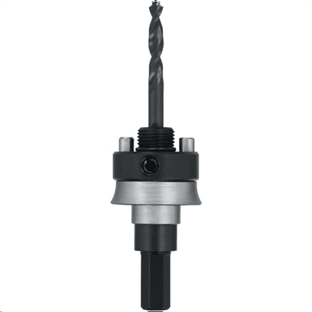 3/8 Inch Through Hole - DEWALT DW1805 3/8-Inch Shank Quick Change Mandrel (Fits Hole Saws 1-1/4-Inch - 3-Inch)