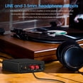 thumbnail image 5 of Preamplificador Mini MM/ Phono Stage RIAA para Tocadiscos/Tocadiscos de Vinilo LP con Salida de Auriculares de 3,5 mm, 5 of 5