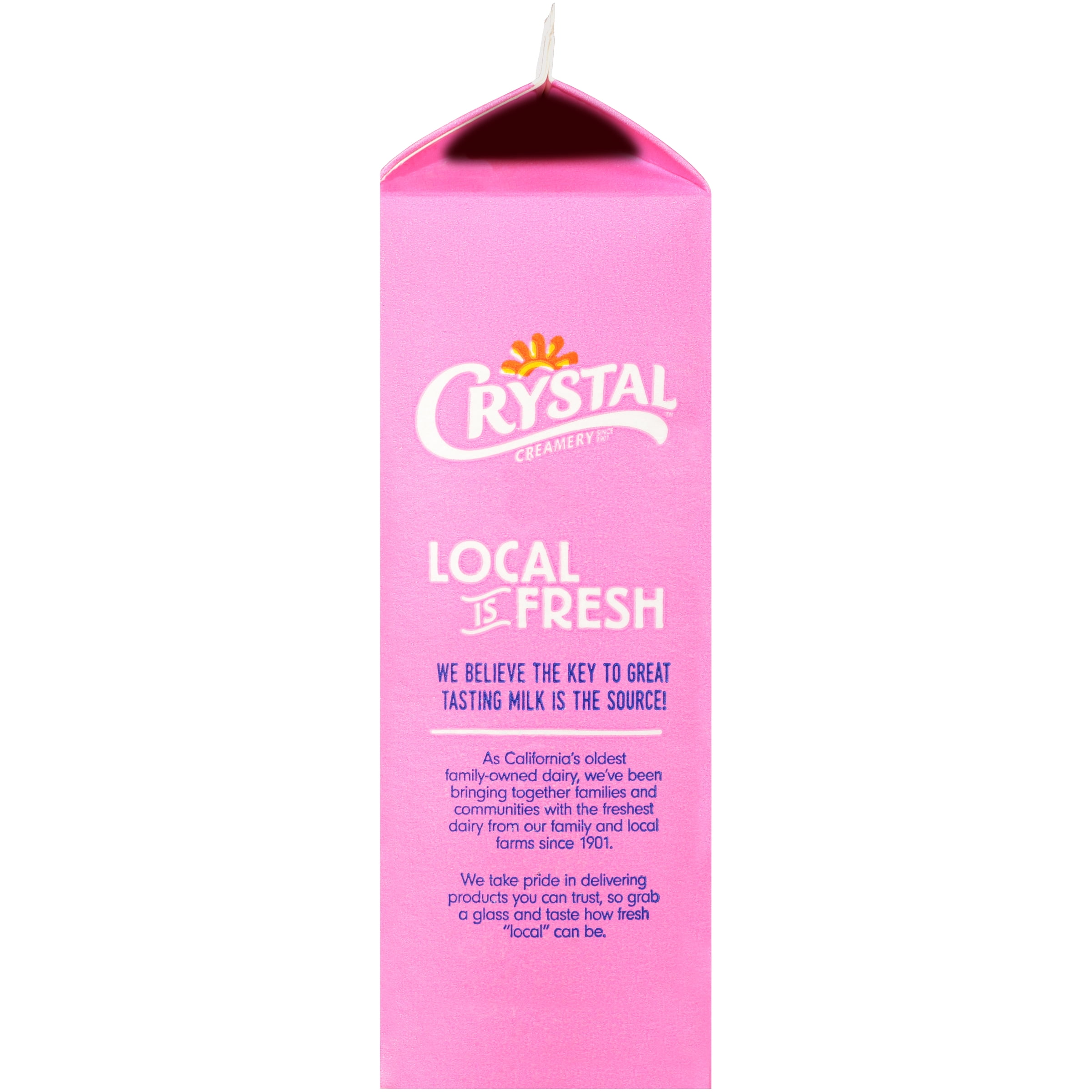 Crystal Creamery Fat Free Milk 1 Qt Naturally Sourced