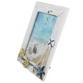 thumbnail image 3 of Miangastore 1PC Desktop Decoration Vertical Sailing Boat Wooden Photo Frame (White), 3 of 8